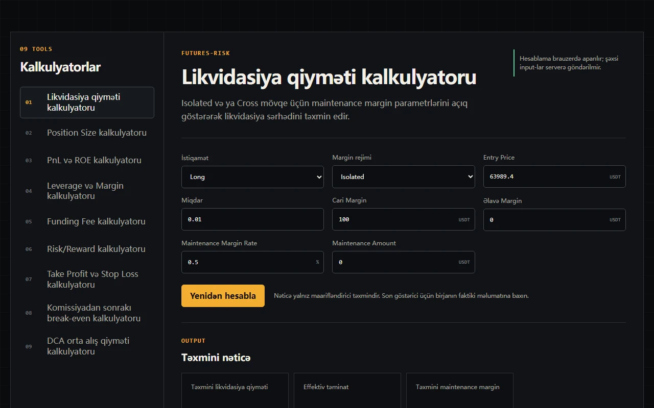 Likvidasiya qiyməti necə hesablanır?